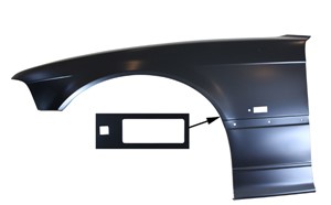 Lokasuoja, Eteen, vasen, BMW 3 Cabriolet [E36], 3 Coupé [E36], 41 35 2 259 961, 41 35 8 122 235, 41 35 8 223 927