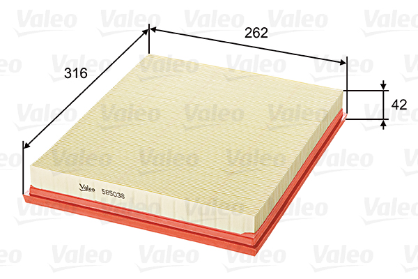 Ilmansuodatin VALEO 585038
