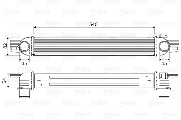 Välijäähdytin VALEO 818545