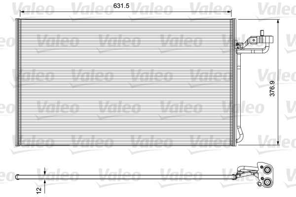 Lauhdutin, ilmastointilaite VALEO 814325