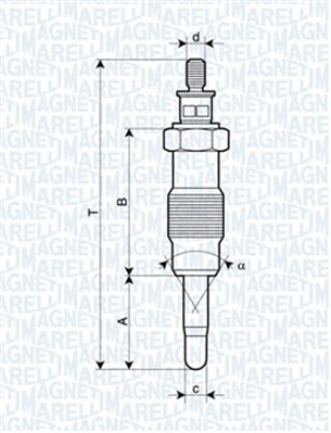 Hehkutulppa MAGNETI MARELLI 062582804304