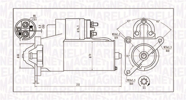 Startteri MAGNETI MARELLI 063720373010