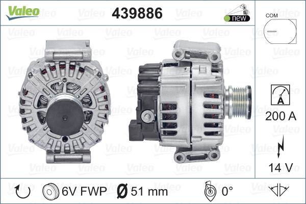 Laturi VALEO 439886