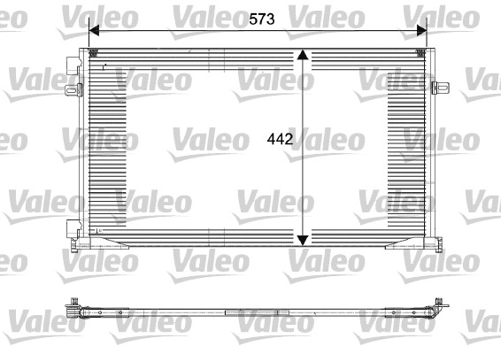 Lauhdutin, ilmastointilaite VALEO 817644