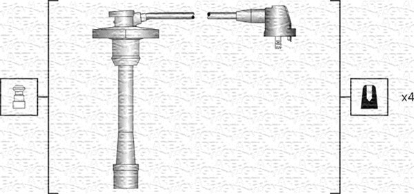 Sytytysjohtosarja MAGNETI MARELLI 941318111188