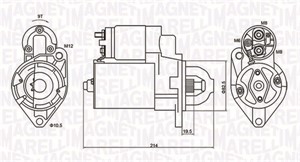 Käynnistin, CHEVROLET,CITROËN,DAEWOO,OPEL,PEUGEOT, 1202140, 1202145, 1202159, 4805518, 55351638, 6202008, 6202066, 90371766, 90449689, 9
