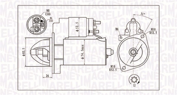 Startteri MAGNETI MARELLI 063721410010