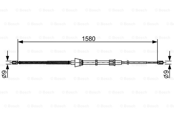 Käsijarruvaijeri BOSCH 1 987 482 446