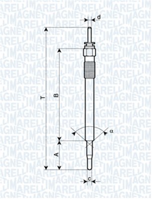 Hehkutulppa MAGNETI MARELLI 062900086304