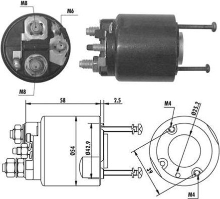 Magneettikytkin, käynnistin MAGNETI MARELLI 940113050064