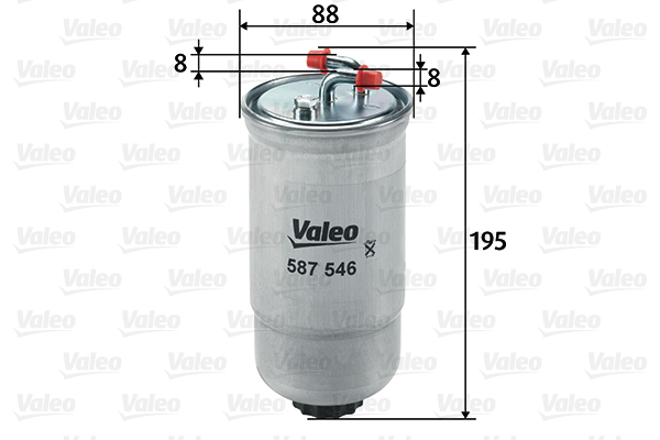 Polttoainesuodatin VALEO 587546