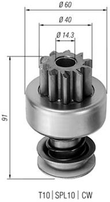 Hammaspyörä, käynnistys MAGNETI MARELLI 940113020120