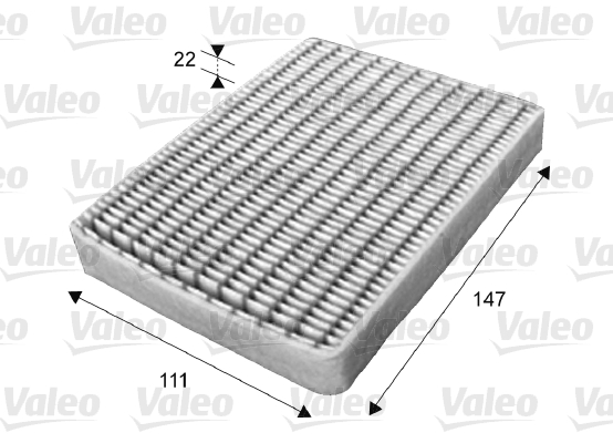 Raitisilmasuodatin VALEO 715656