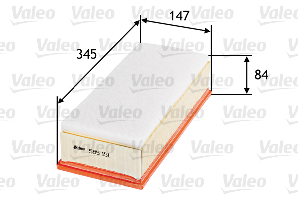 Ilmansuodatin VALEO 585151
