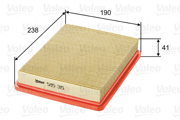 Ilmansuodatin VALEO 585315