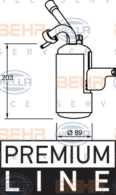 Kuivain, ilmastointilaite HELLA 8FT 351 335-051