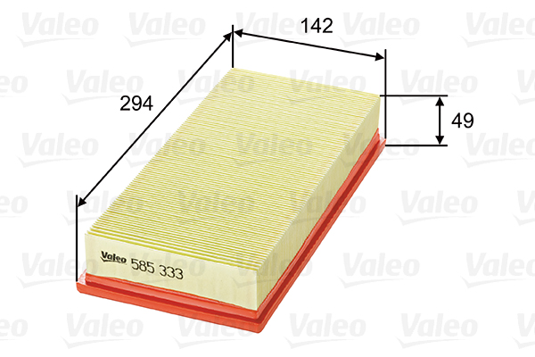 Ilmansuodatin VALEO 585333