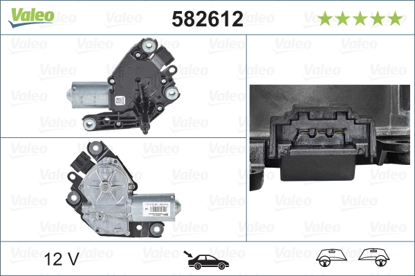 Wiper Motor VALEO 582612