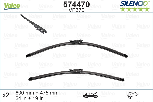 Pyyhkijänsulka VALEO 574470