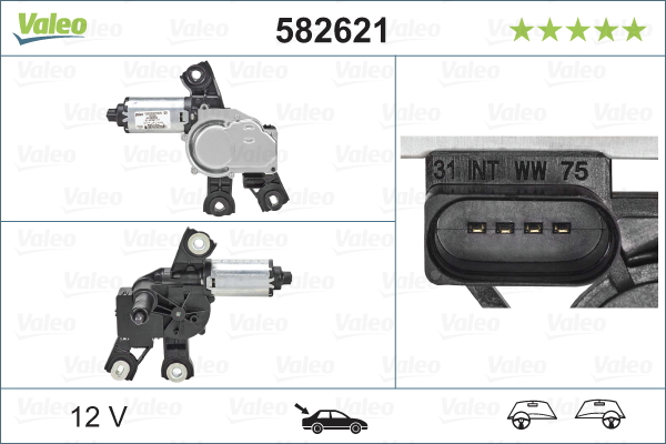 Wiper Motor VALEO 582621