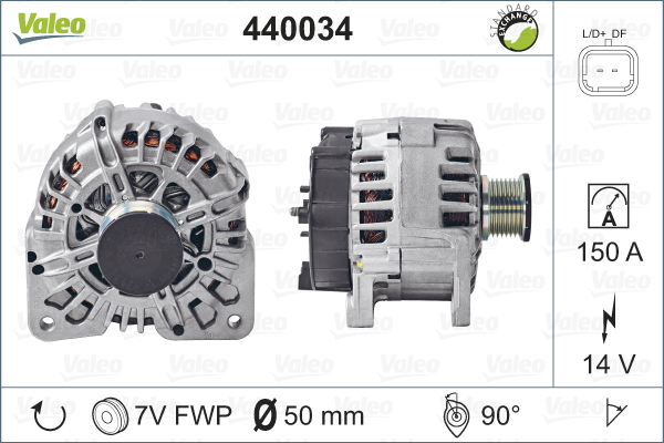 Laturi VALEO 440034