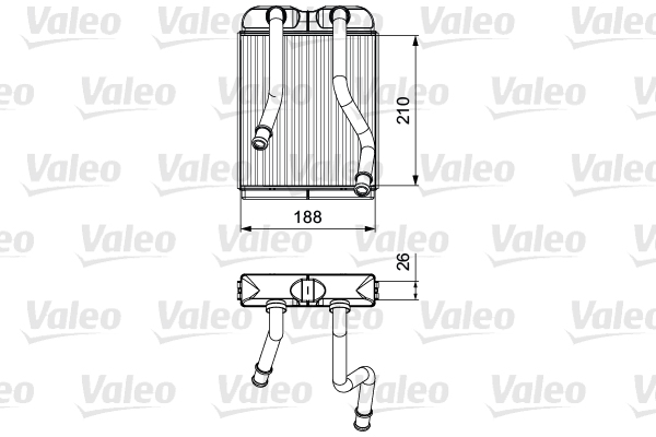 Lämmityslaitteen kenno VALEO 811532
