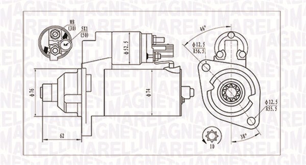 Startteri MAGNETI MARELLI 063721323010