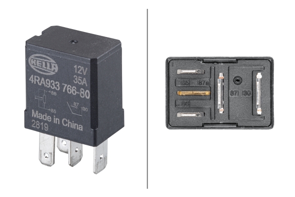 Relay, main current HELLA 4RA 933 766-801