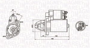 Käynnistin, MERCEDES-BENZ, 51513901, 51514001, A0051513901, A0051514001