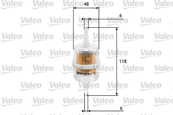Polttoainesuodatin VALEO 587005
