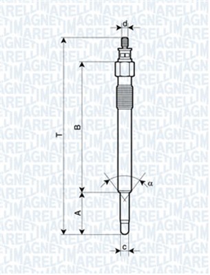 Hehkutulppa MAGNETI MARELLI 062900020304