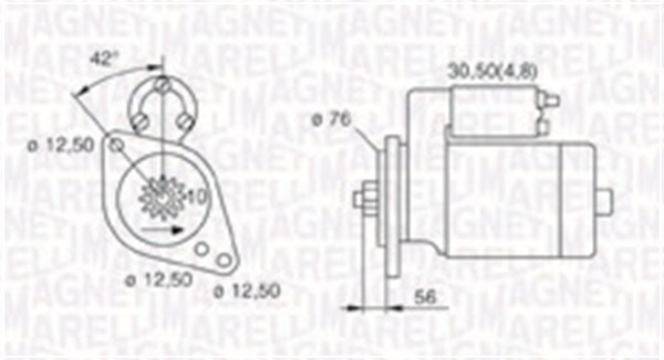 Startteri MAGNETI MARELLI 063521230120