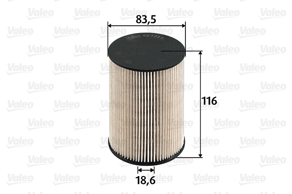Polttoainesuodatin VALEO 587919