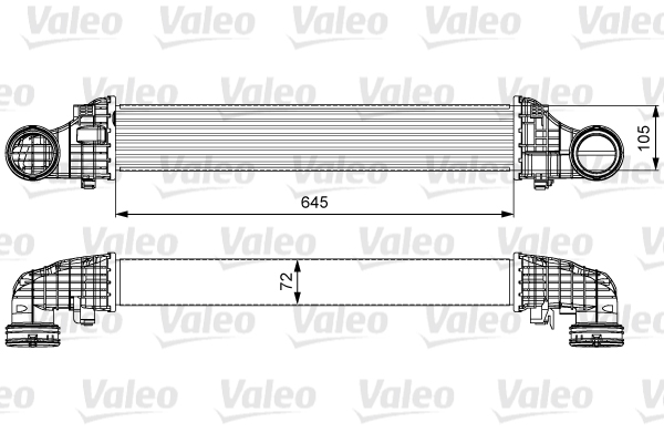 Välijäähdytin VALEO 818606