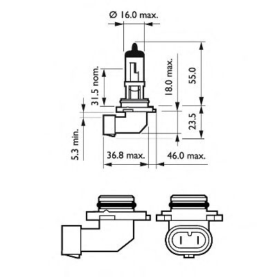 Kaukovalopolttimo PHILIPS 9006PRC1