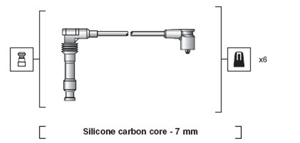 Sytytysjohtosarja MAGNETI MARELLI 941318111050