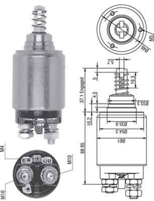 Magneettikytkin, käynnistin MAGNETI MARELLI 940113050262