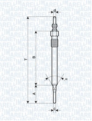 Hehkutulppa MAGNETI MARELLI 062900061304