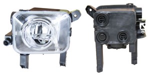 Sumuvalo, Eteen, oikea, OPEL MERIVA A Minibus, minivan, VAUXHALL MERIVA Mk I, 13262045, 17 10 361