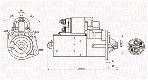Käynnistin, RENAULT SAFRANE II, 1363451, 7700103386, 8111302, 8251551, 8602084, 8602085, 9162617, 9162618