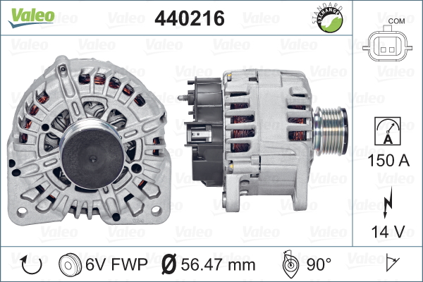 Laturi VALEO 440216