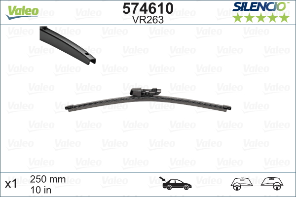 Pyyhkijänsulka VALEO 574610