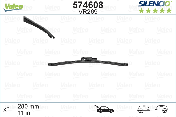 Pyyhkijänsulka VALEO 574608