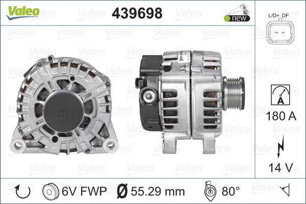 Laturi VALEO 439698