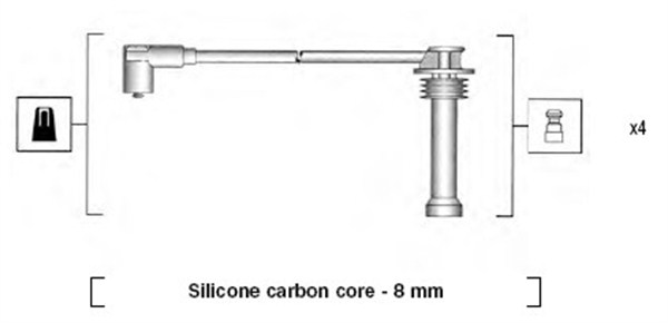Sytytysjohtosarja MAGNETI MARELLI 941185360787