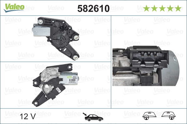 Wiper Motor VALEO 582610