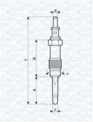Hehkutulppa MAGNETI MARELLI 062900046304