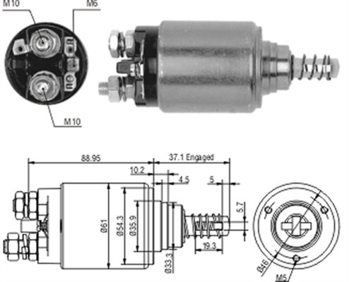 Magneettikytkin, käynnistin MAGNETI MARELLI 940113050186
