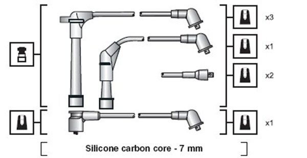 Sytytysjohtosarja MAGNETI MARELLI 941318111091