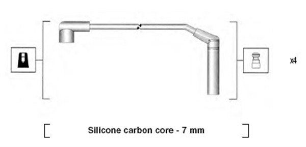 Sytytysjohtosarja MAGNETI MARELLI 941285120871